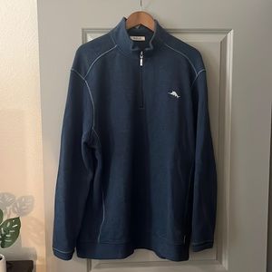 Tommy Bahama mens quarter zip pullover. Like new!!!